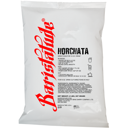horchata mix, horchata, horchata foodservice, horchata vendpack