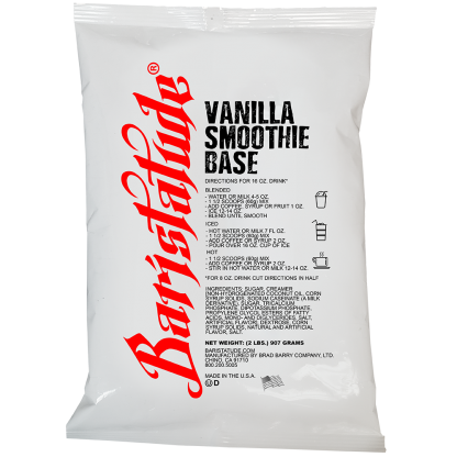 vanilla smoothie, vanilla base, base mix